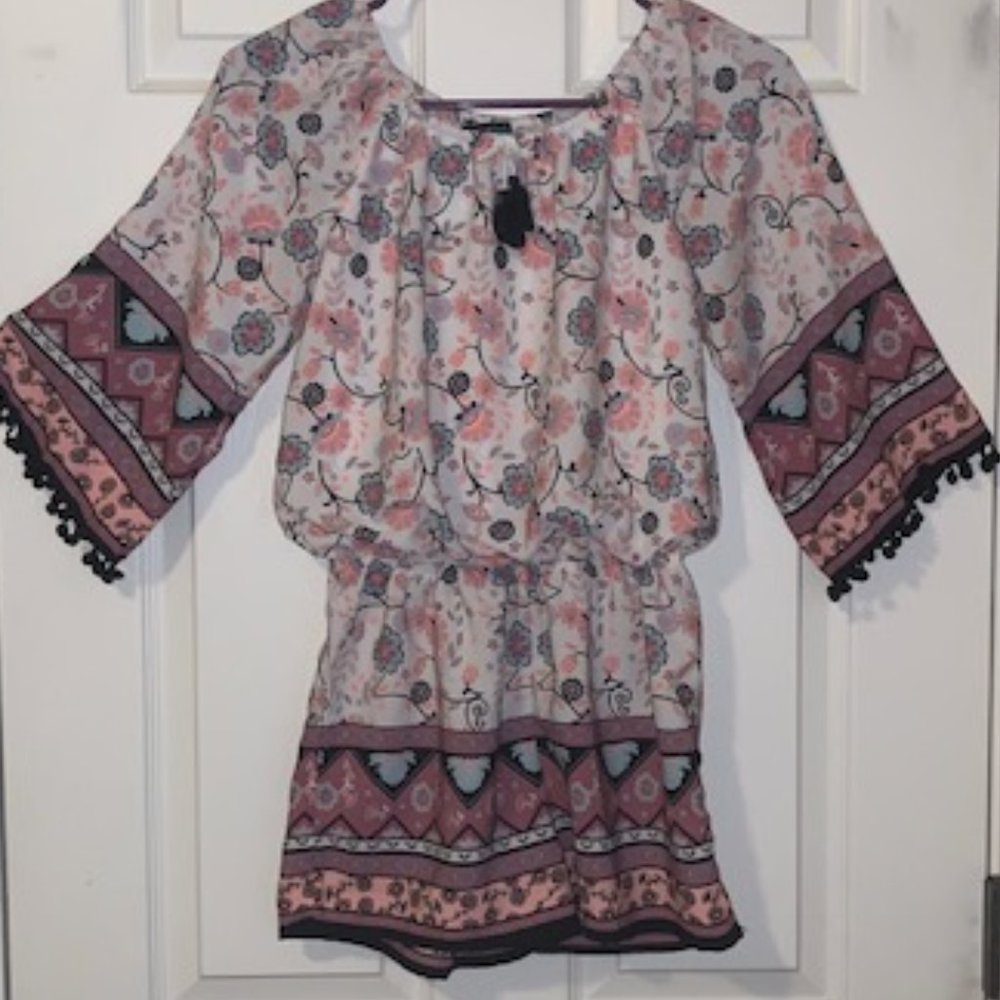 Off The Shoulder & Colorful Romper